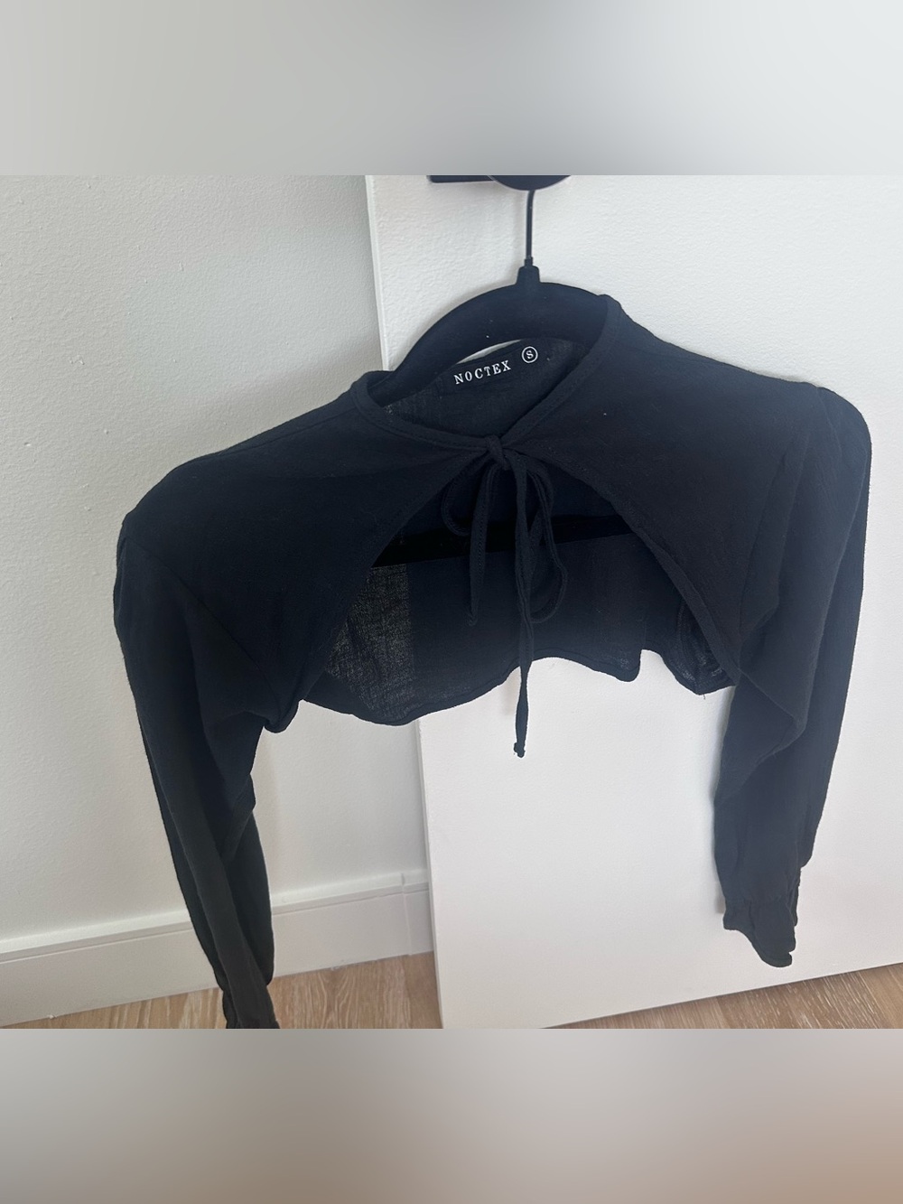 Noctex linen bolero top